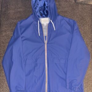 Weatherproof Royal Blue Windbreaker with Hood